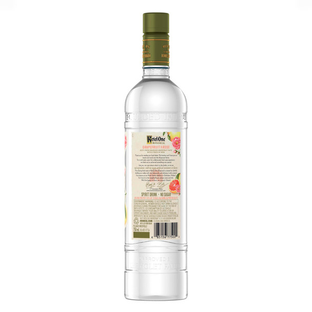 Ketel One Botanical Grapefruit Rose Vodka - 750 mL - 750ML - Glass