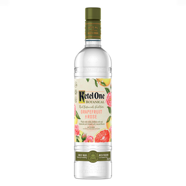 Ketel One Botanical Grapefruit Rose Vodka - 750 mL - 750ML - Glass