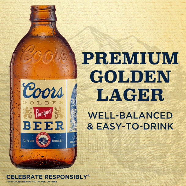 Coors Banquet - 12 Oz - 24-PK - Aluminum