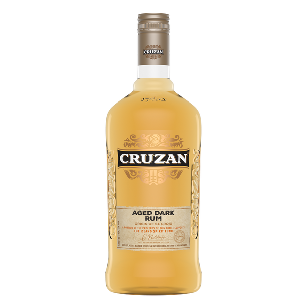 Cruzan Dark Aged Rum - 1.75 L - 1.75L - Glass