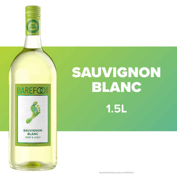 Barefoot Sauvignon Blanc - 1.5 L - 1.5L - Glass