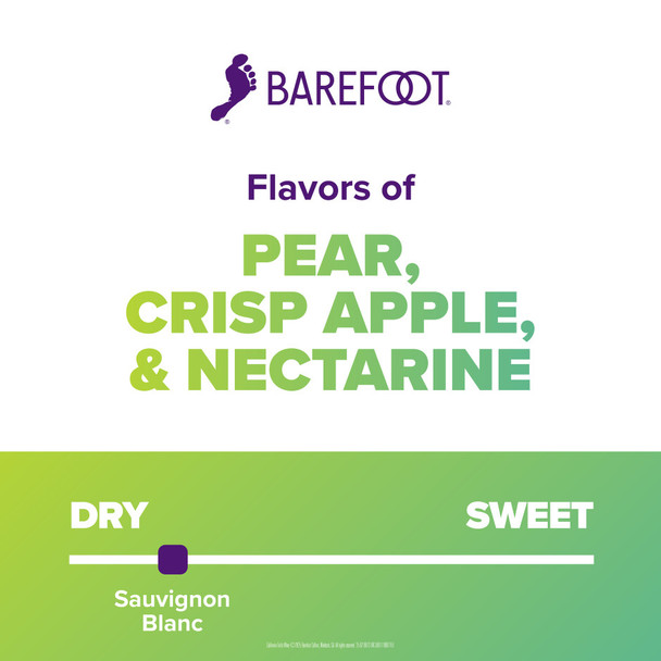 Barefoot Sauvignon Blanc - 1.5 L - 1.5L - Glass