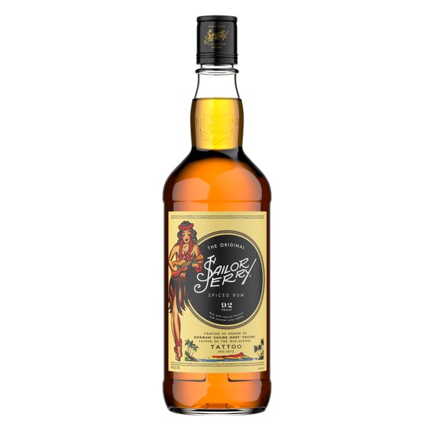 Sailor Jerry Spiced Rum - 750 mL - 750ML - Glass