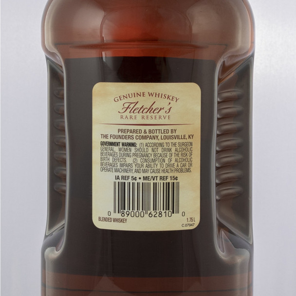 Fletcher's Blended Whiskey - 1.75 L - 1.75L - Glass