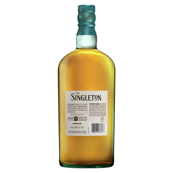 The Singleton Natural Cask Strength 19 Year Single Malt Scotch - 750 mL - 750ML - Glass