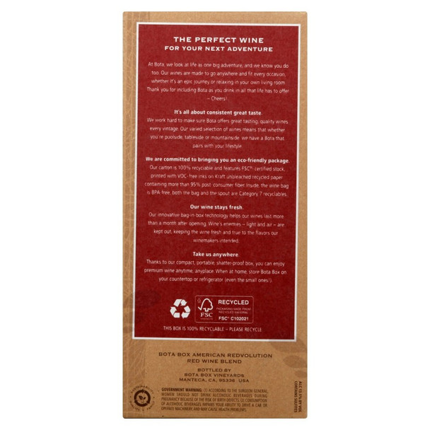 Bota Box Redvolution - 3.0 L - 3.0L - Cardboard