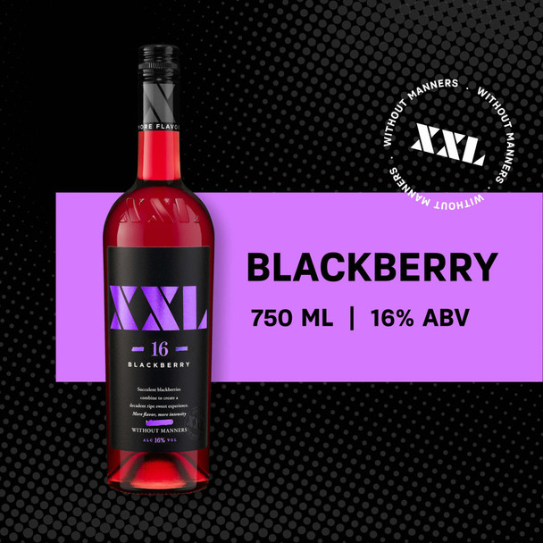XXL Blackberry Moscato - 750 mL - 750ML - Glass