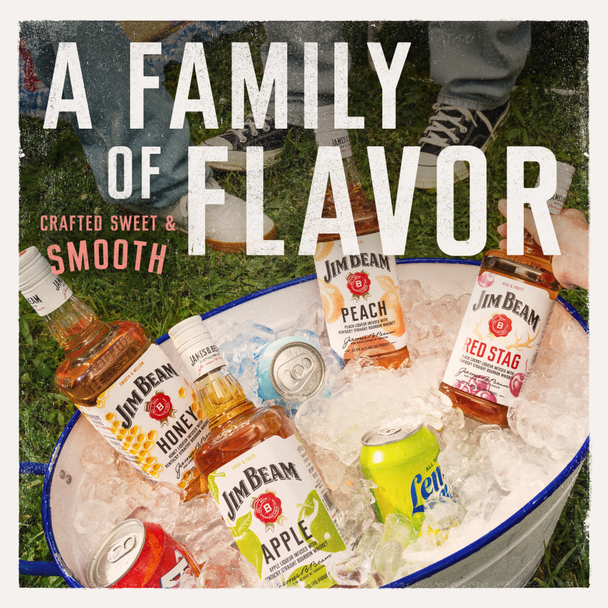 Jim Beam Peach Bourbon Whiskey - 750 mL - 750ML
