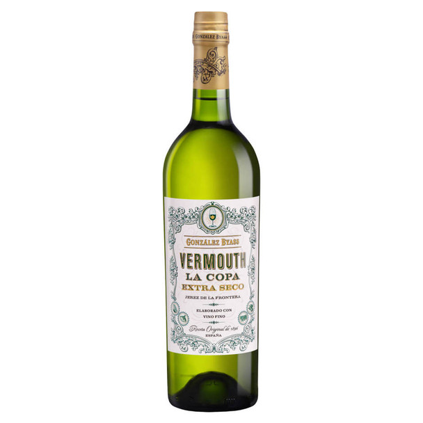 Gonzalez Bypass Vermouth La Copa Extra Seco - 375 mL - 375ML - Glass
