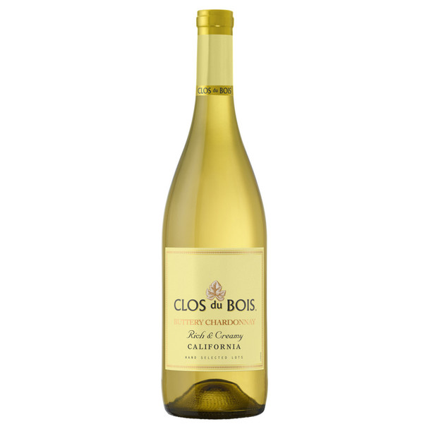 Clos du Bois Buttery Chardonnay - 750 mL - 750ML - Glass