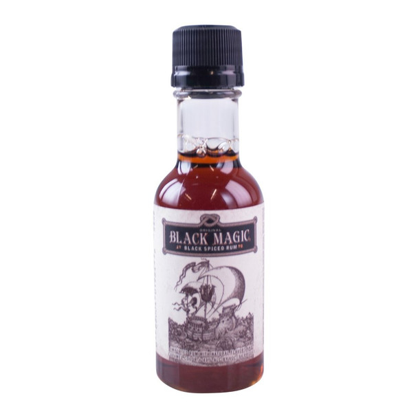 Black Magic Spiced Rum - 50 mL - 50ML - Glass