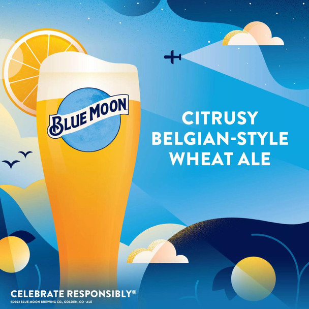 Blue Moon Belgian White - 12 Oz - 12-PK - Aluminum