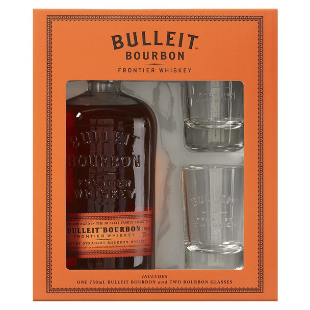 Bulleit Bourbon with Glass - 750 mL - Set - Glass