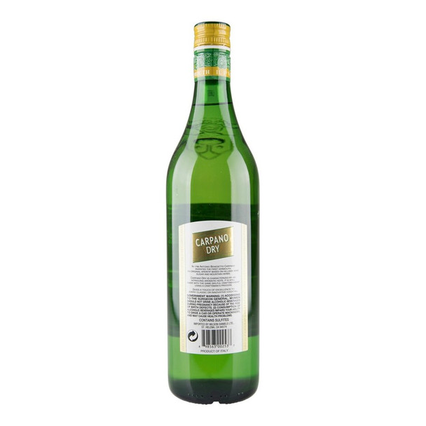 Carpano Dry Vermouth - 1.0 L - 1.0L - Glass