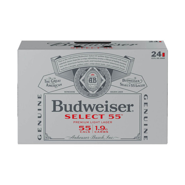 Budweiser Select 55 - 12 Oz - 24-PK - Aluminum