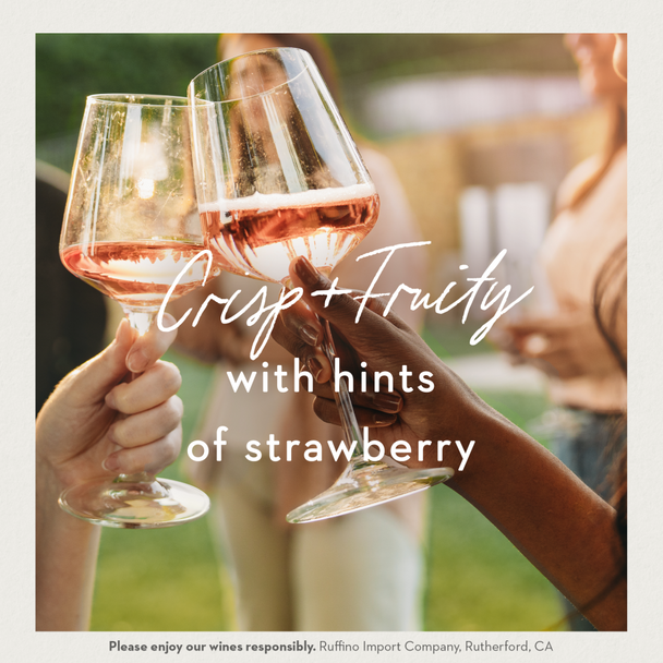 Ruffino Prosecco DOC Rose - 187 mL - 3-PK - Glass