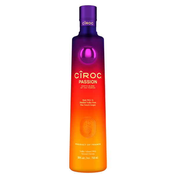 Ciroc Passion Vodka - 750 mL - 750ML - Glass