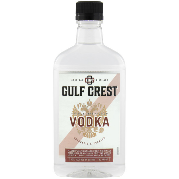 ABC Gulf Crest Vodka - 375 mL - 375ML - Glass