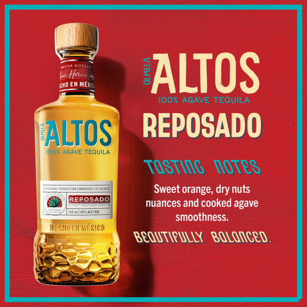 Altos Tequila Reposado - 750 mL - 750ML - Glass