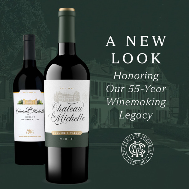Chateau Ste Michelle Merlot - 750 mL - 750ML - Glass