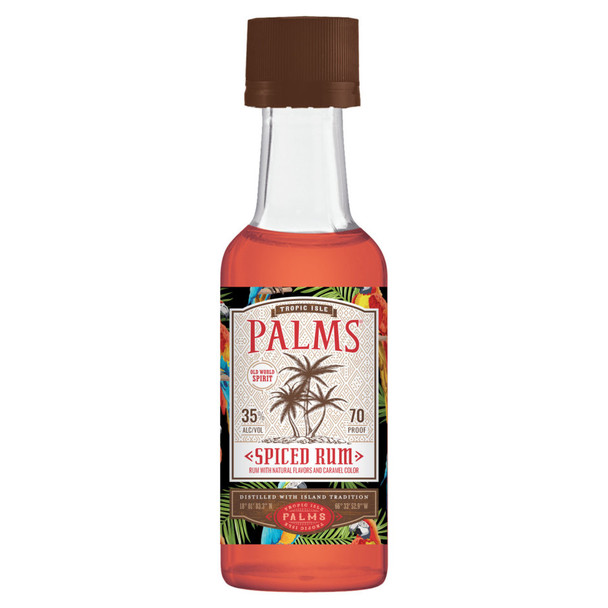 Palms Spiced Rum - 50 mL - 50ML - Plastic