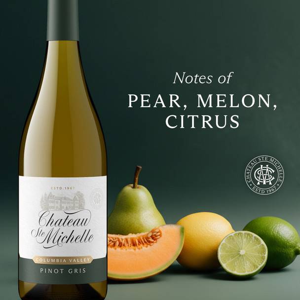 Chateau Ste Michelle Pinot Gris - 750 mL - 750ML - Glass