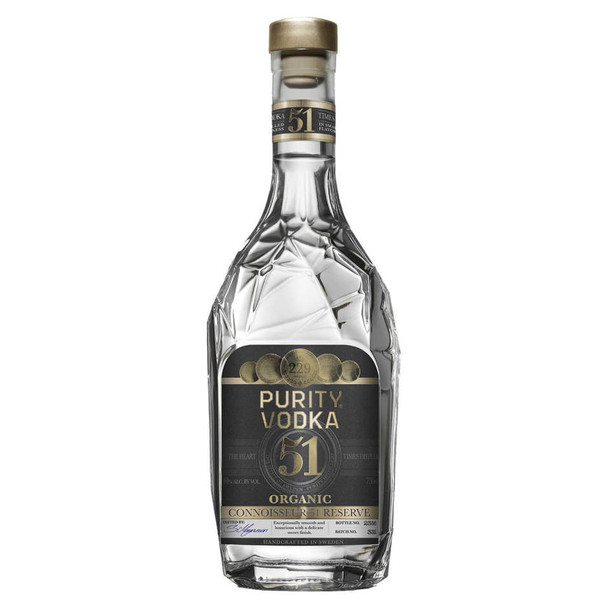 Purity Vodka Connoisseur 51 - 750 mL - 750ML - Glass