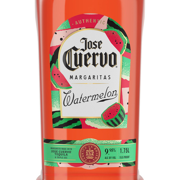 Jose Cuervo Watermelon Margarita Premixed Cocktail - 1.75 L - 1.75L - Plastic