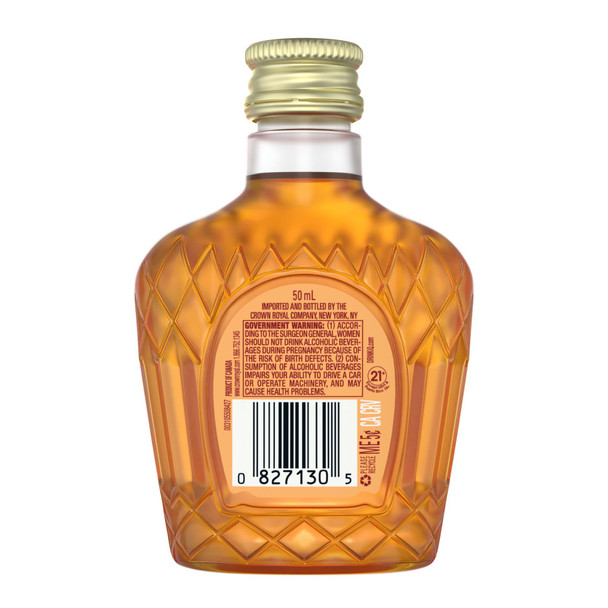 Crown Royal Peach Canadian Whisky - 50 mL - 50ML - Plastic