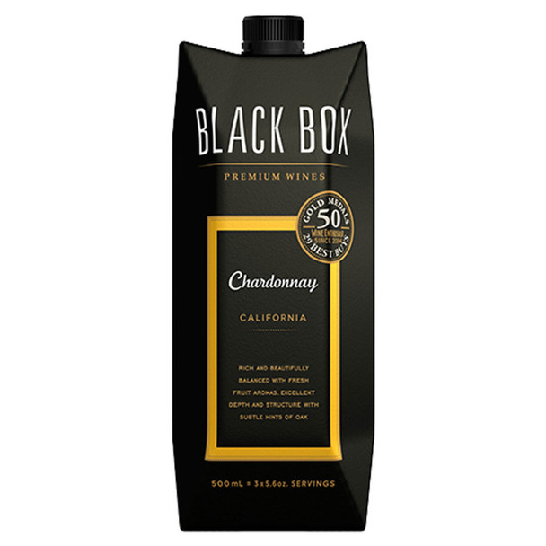 Black Box Chardonnay Monterey - 500 mL - 500ML - Plastic