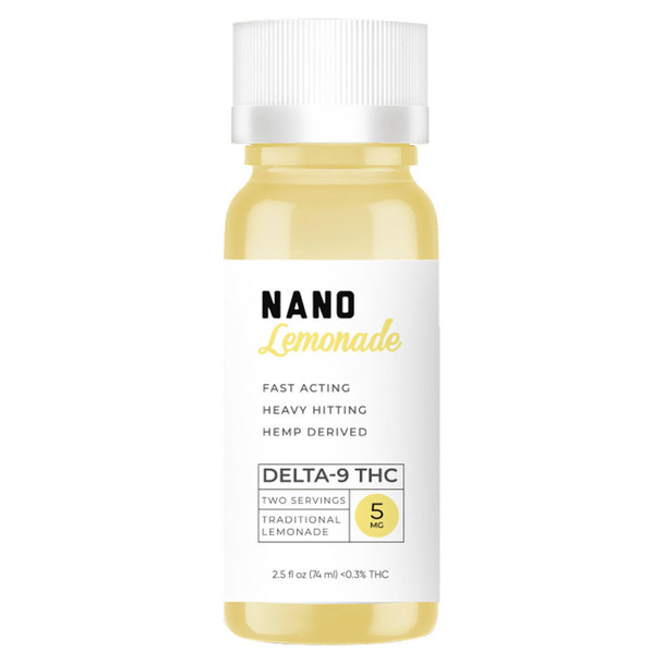 Nano D9 THC Traditional Lemonade Shot 5MG - 2.5 Oz - 2.5OZ