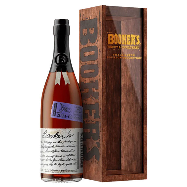 Booker's Uncut & Unfiltered ウイスキー2021 Bookers Uncut & Unfiltered Small Batch 7 Year Bourbon Whiskey