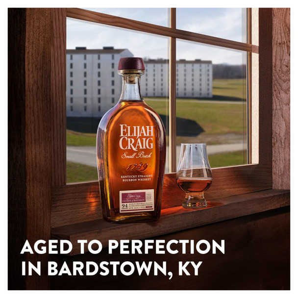 Elijah Craig Straight Rye Whiskey Old Fashioned Kit - 750 mL - Set - Glass