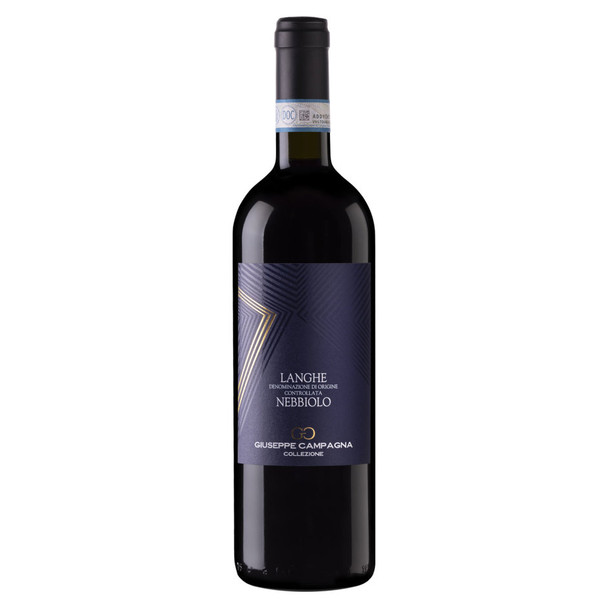 Giuseppe Campagna Nebbiolo Langhe Doc - 750 mL - 750ML - Glass