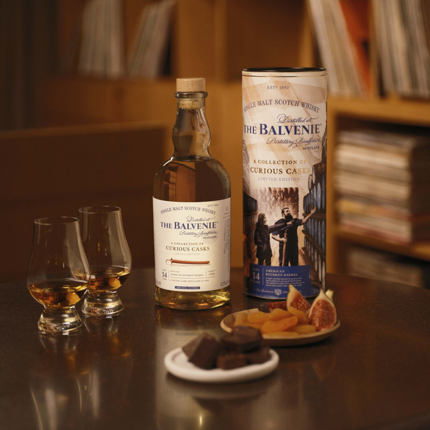 The Balvenie Stories 14 Year Old Single Malt Scotch     Whisky - A Collection of Curious Casks - 750 mL - 750ML - Glass