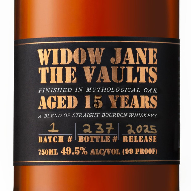 Widow Jane the Vaults Straight Bourbon Whiskeys - 750 mL - 750ML - Glass