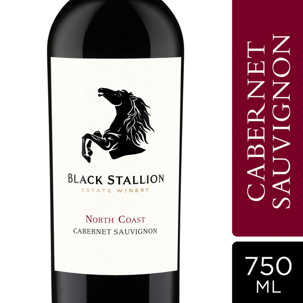 Black Stallion North Coast Cabernet Sauvignon - 750 mL - 750ML - Glass