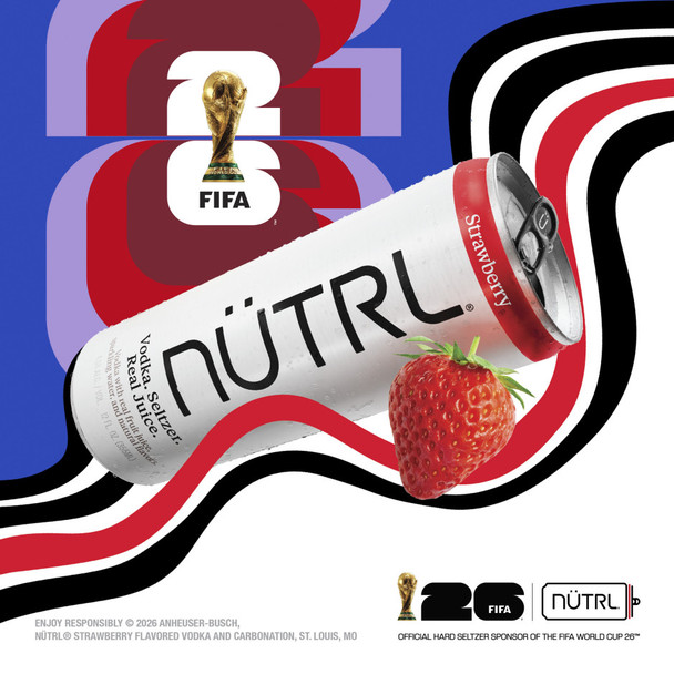 Nutrl Strawberry Hard Seltzer - 4-PK - Aluminum