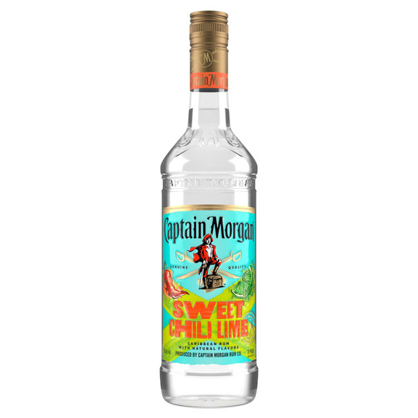 Captain Morgan Sweet Chili Lime Rum - 750 mL - 750ML - Glass