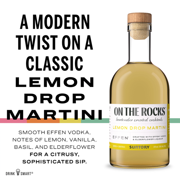 On The Rocks Lemon Drop Martini - 375 mL - 375ML - Glass