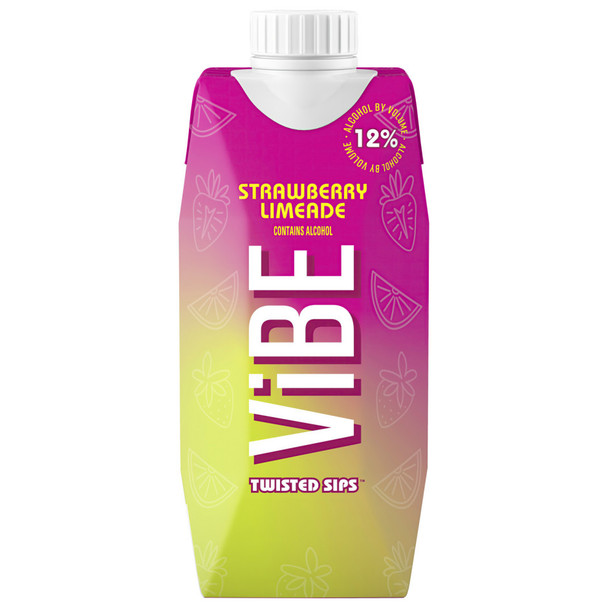 Vibe Twisted Sips Strawberry Limeade Cocktail - 500 mL - 500ML - Plastic