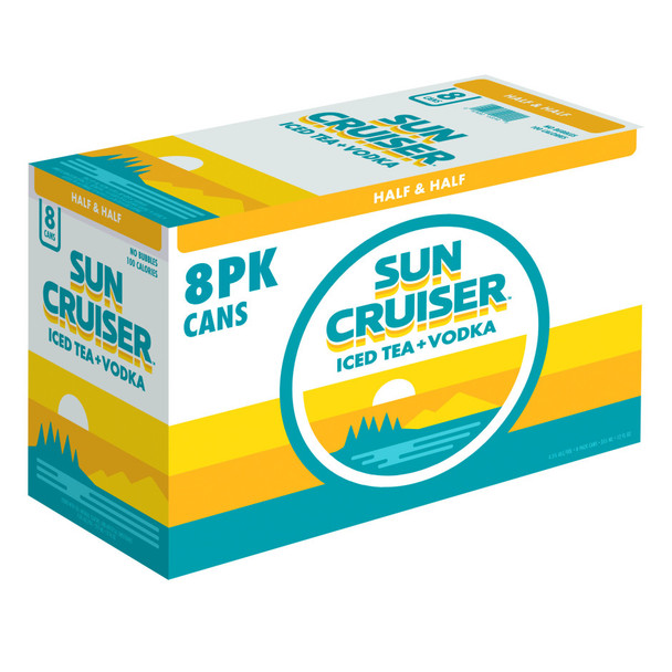 Sun Cruiser Vodka Lemonade and Tea - 8-PK - Aluminum