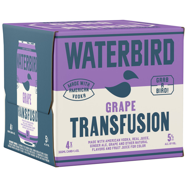 Waterbird Vodka Transfusion - 4-PK - Aluminum