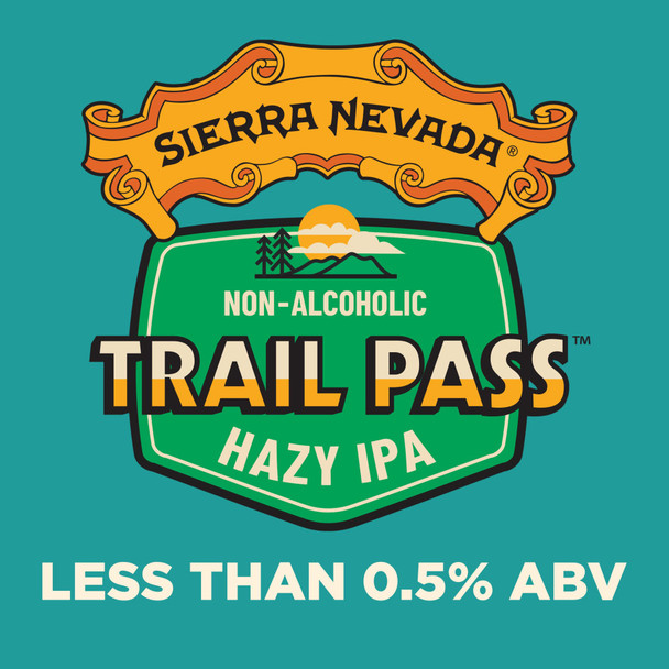 Sierra Nevada Trail Pass Hazy IPA Non Alcoholic - 6-PK - Aluminum