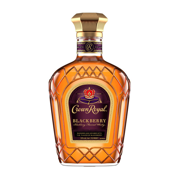 Crown Royal Blackberry Canadian Whisky - 375 mL - 375ML - Glass