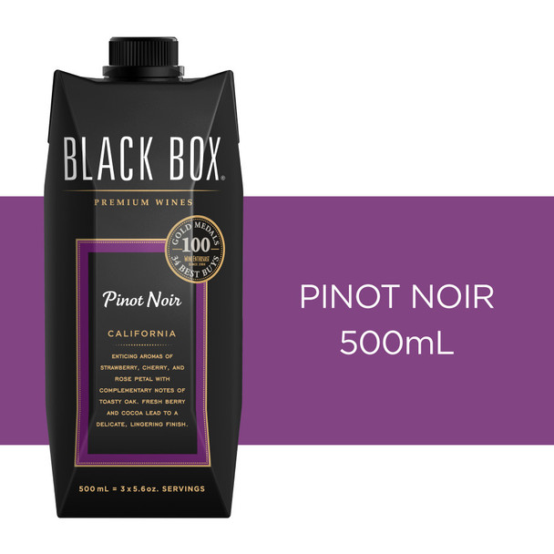 Black Box Pinot Noir - 500 mL - 500ML - Plastic