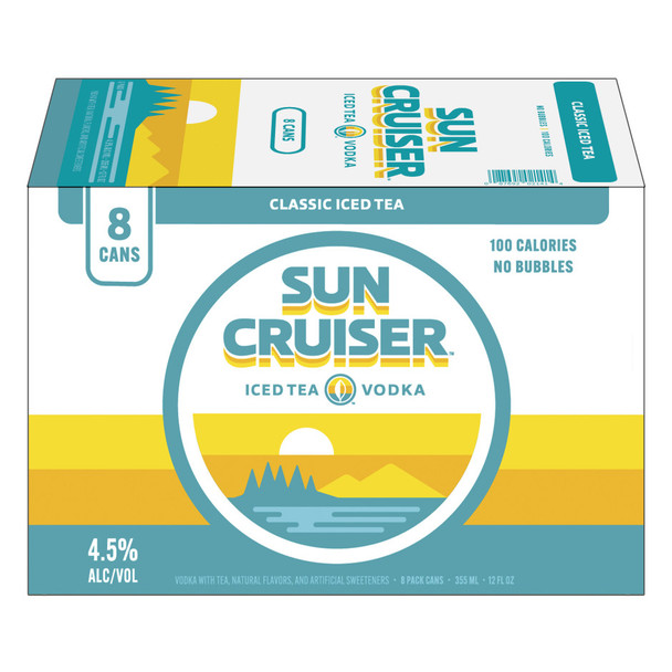 Sun Cruiser Vodka Iced Tea - 8-PK - Aluminum