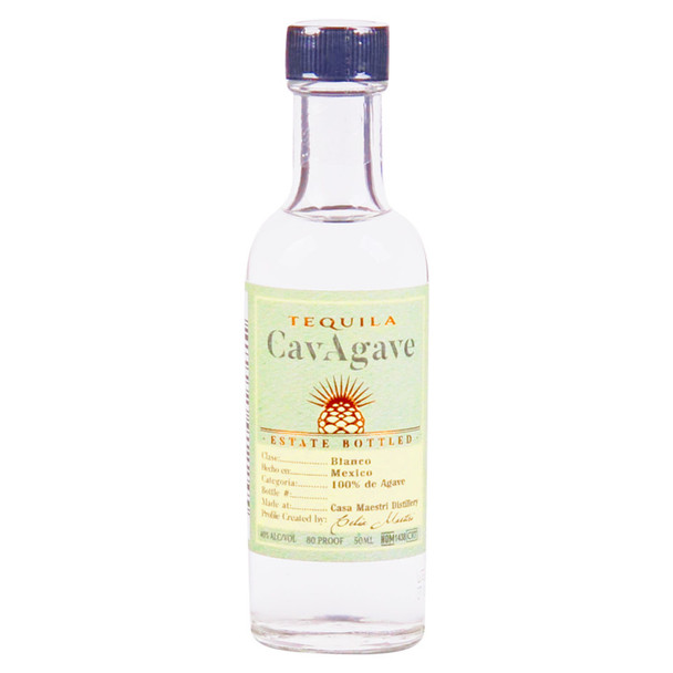 CavAgave Blanco Tequila - 50 mL - 50ML - Glass