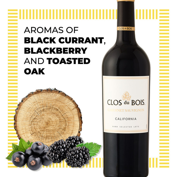 Clos du Bois Cabernet Sauvignon - 750 mL - 750ML - Glass