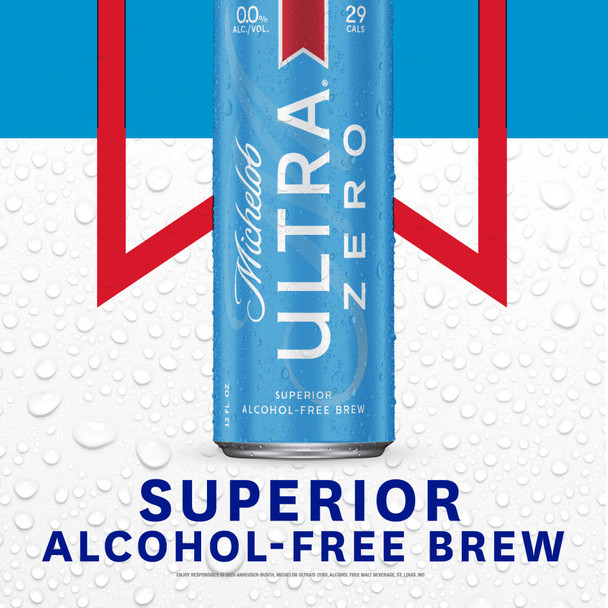 Michelob Ultra Zero Non-Alc - 6-PK - Glass